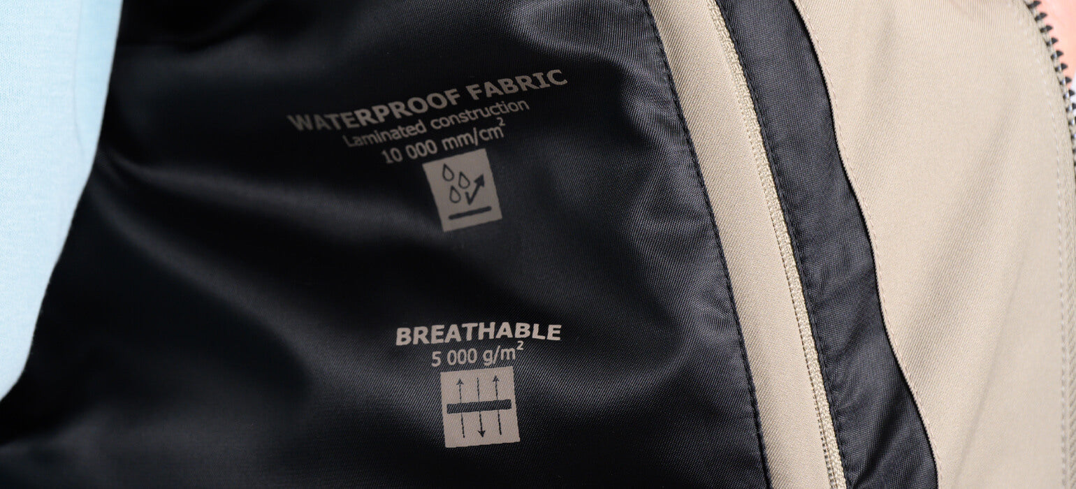 Beige transitional jacket