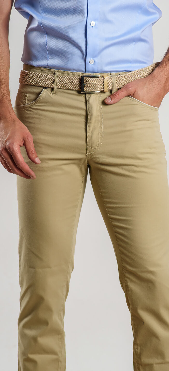 Beige jeans