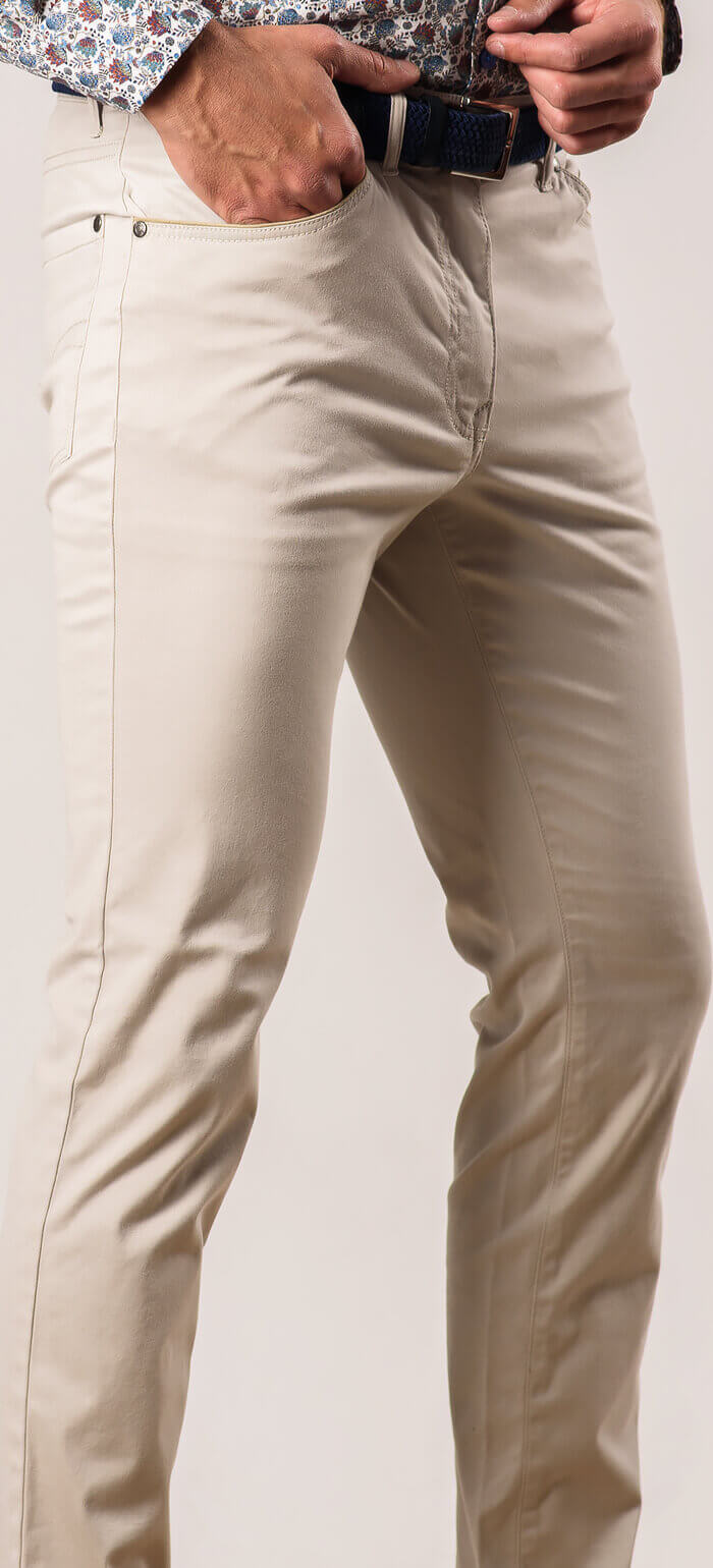 Beige jeans