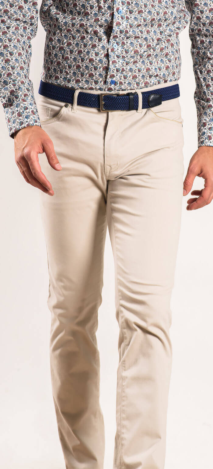 Beige jeans