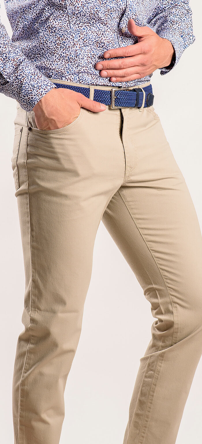 Beige jeans