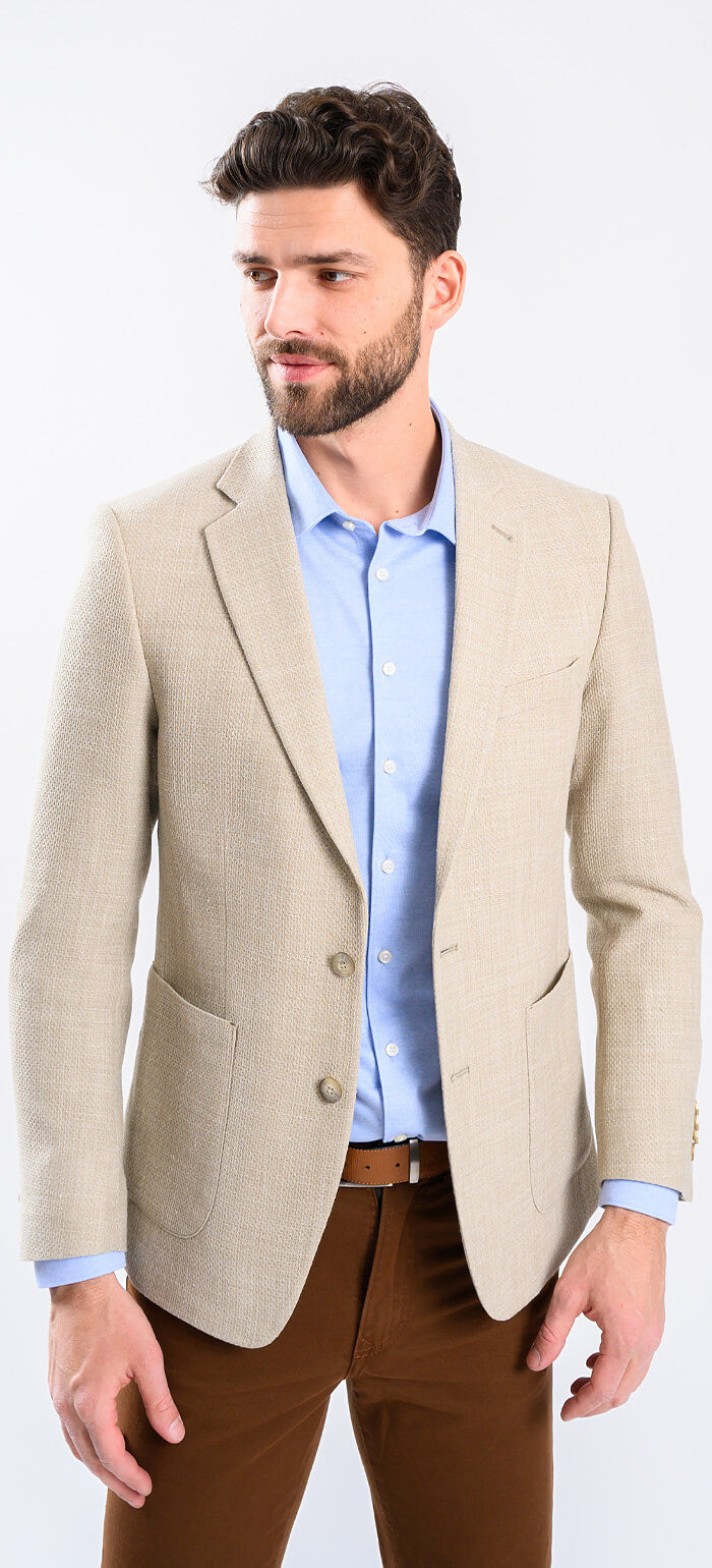 Beige spring jacket