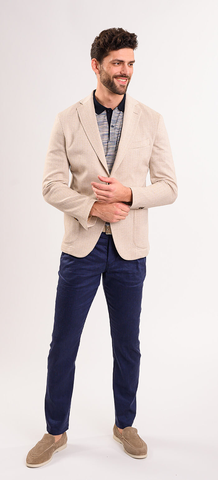 Beige summer jacket