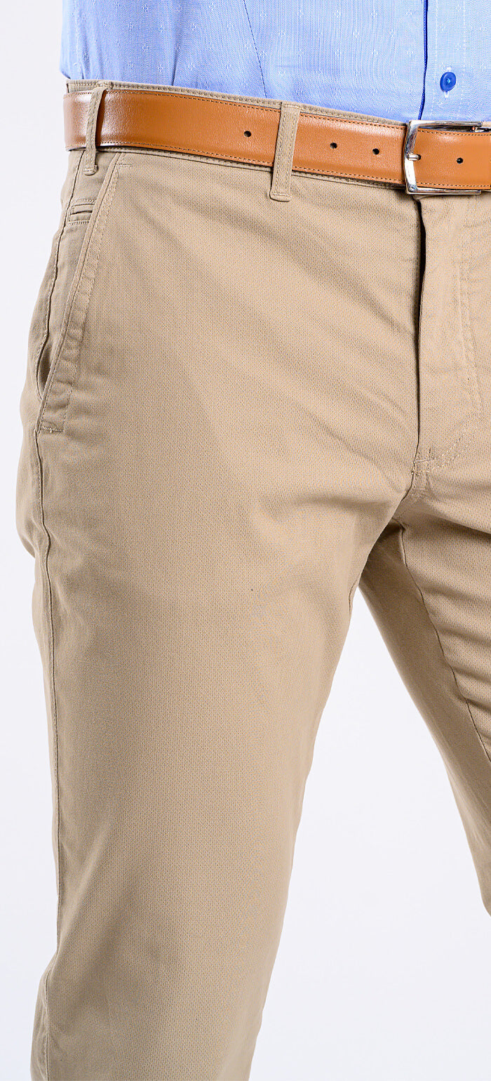 Beige casual pants