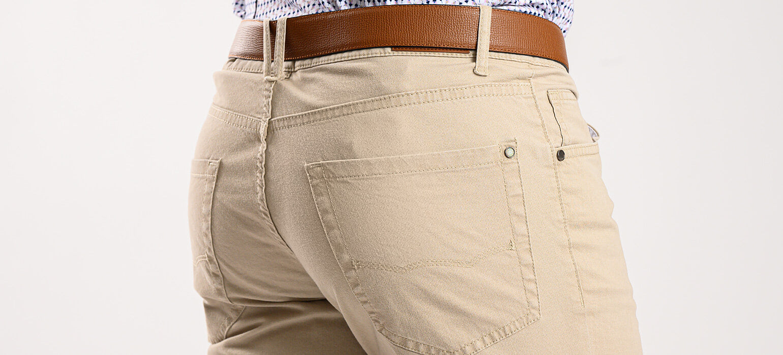 Beige casual pants