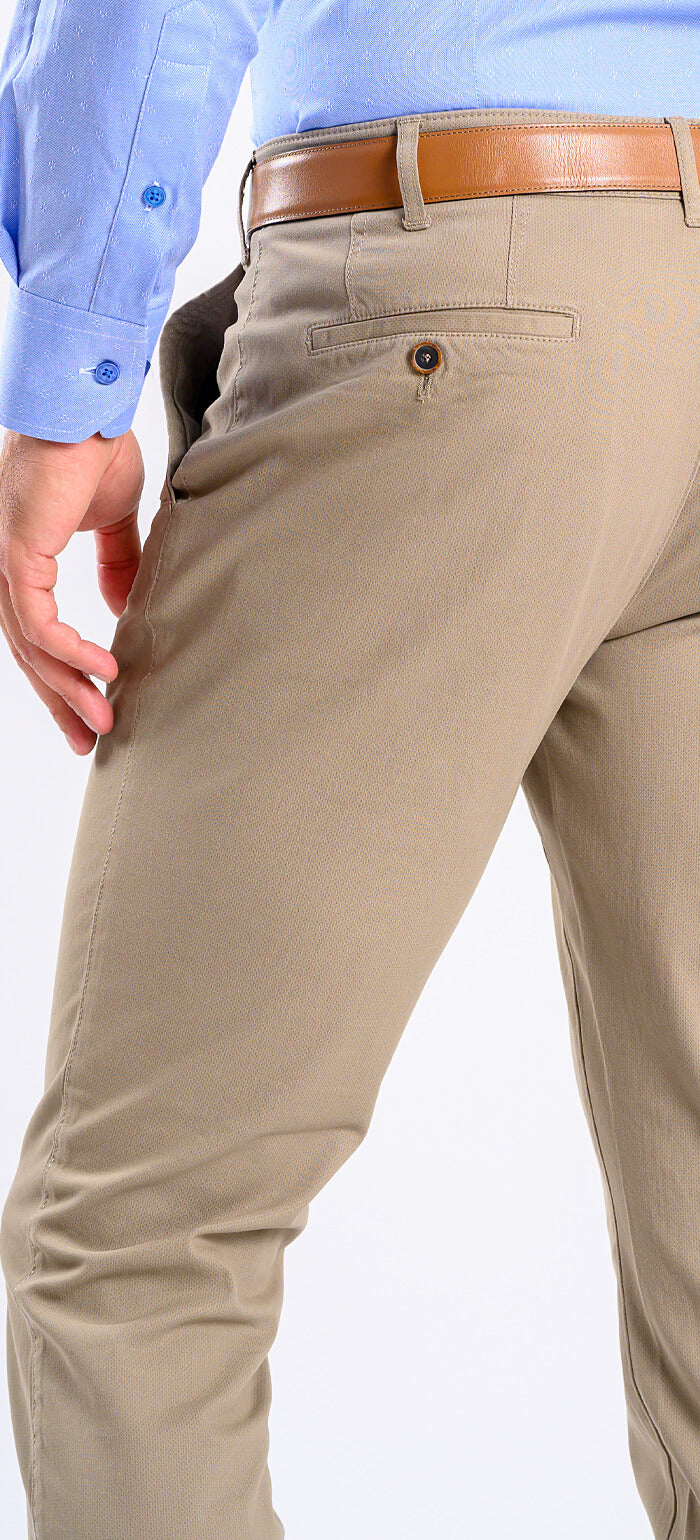 Beige casual pants