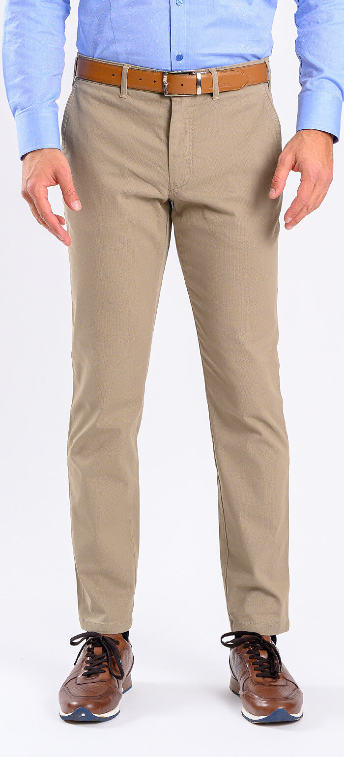 Beige casual pants