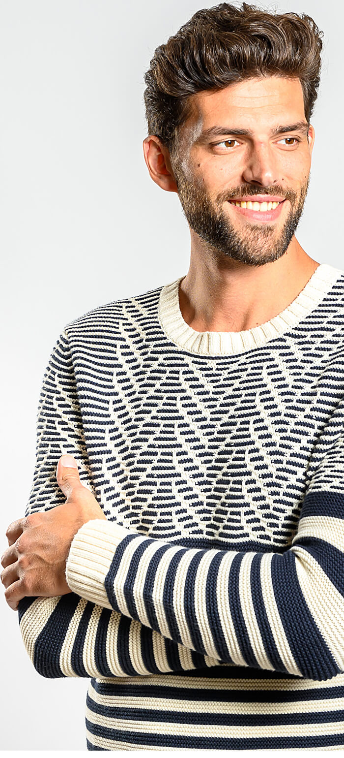 Beige cotton sweater