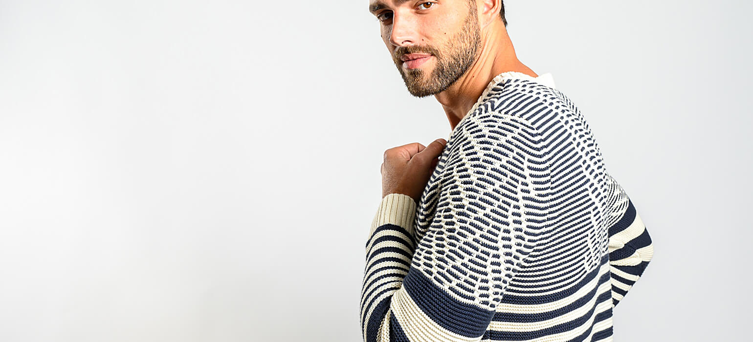 Beige cotton sweater