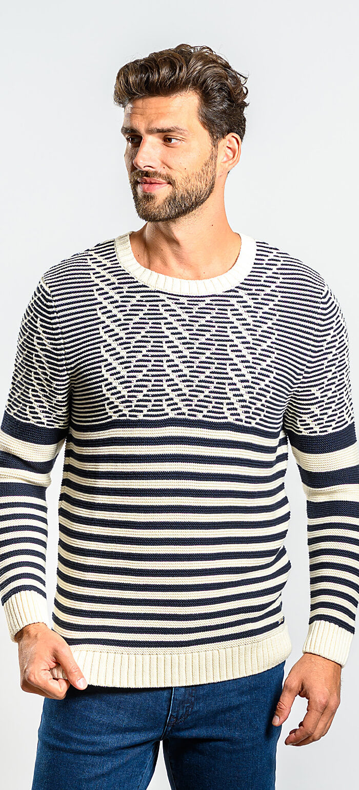 Beige cotton sweater