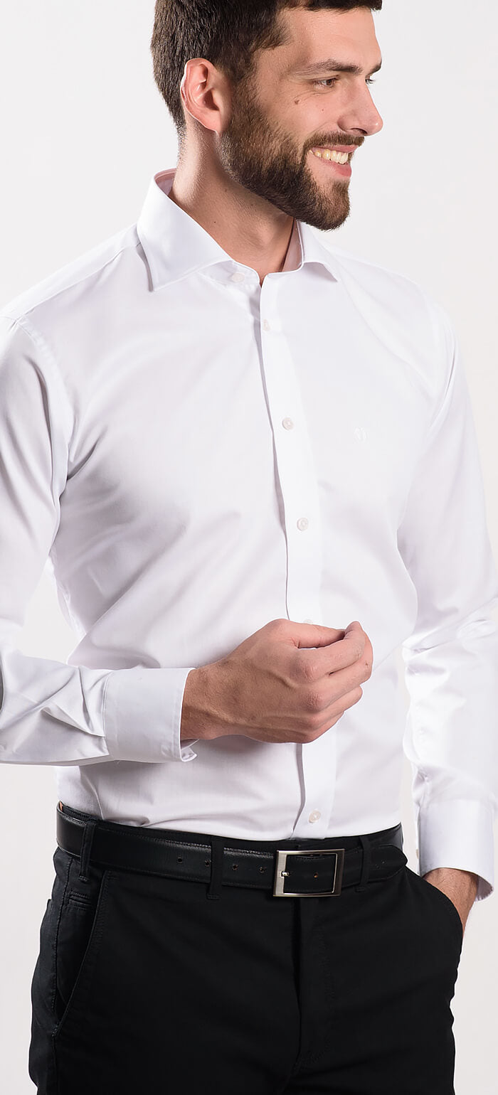 White Classic Fit Shirt