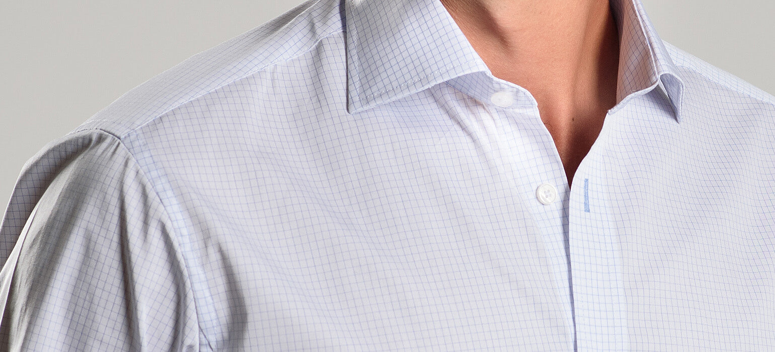 White Check Classic Fit Shirt