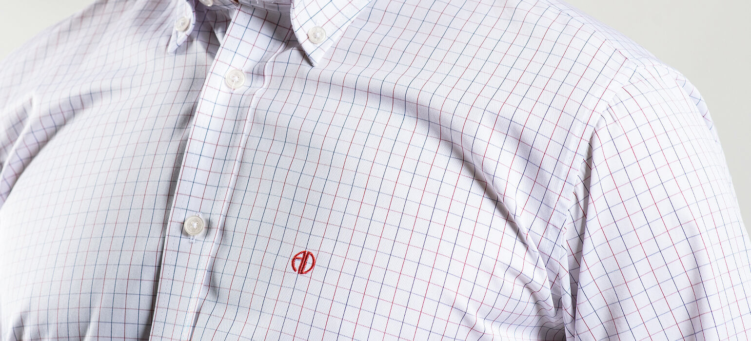 White Check Classic Fit Shirt