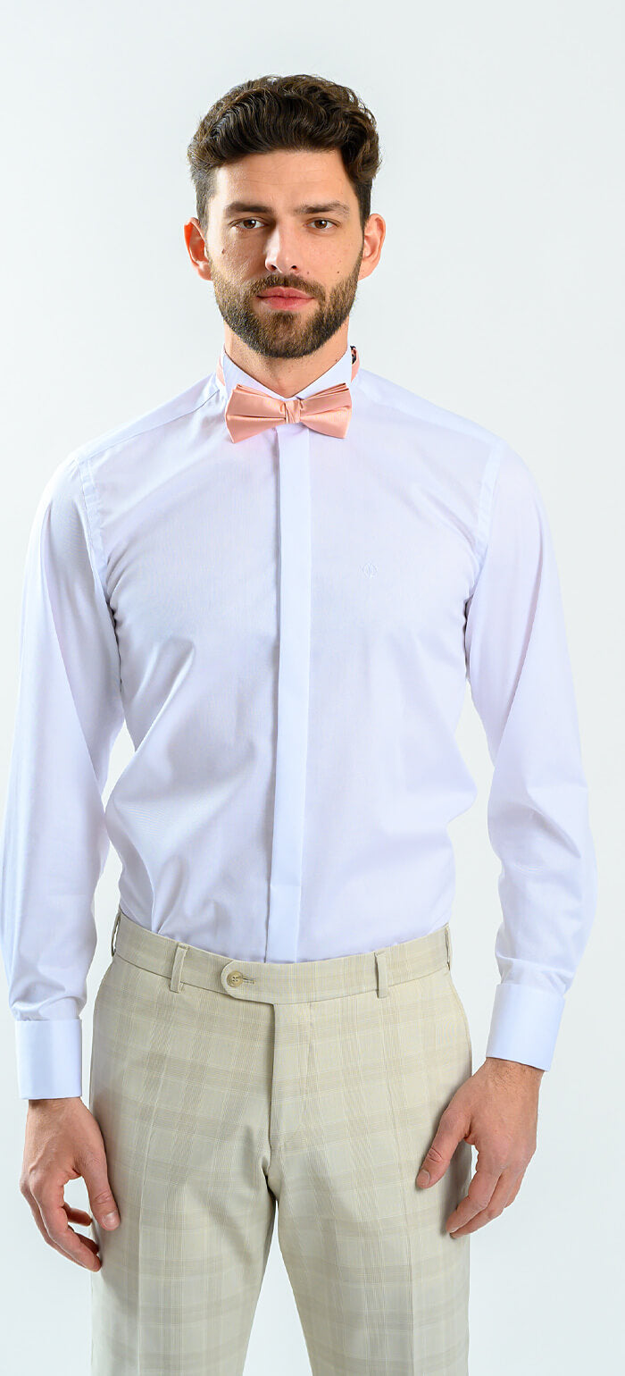 White Tuxedo Extra Slim Fit Shirt