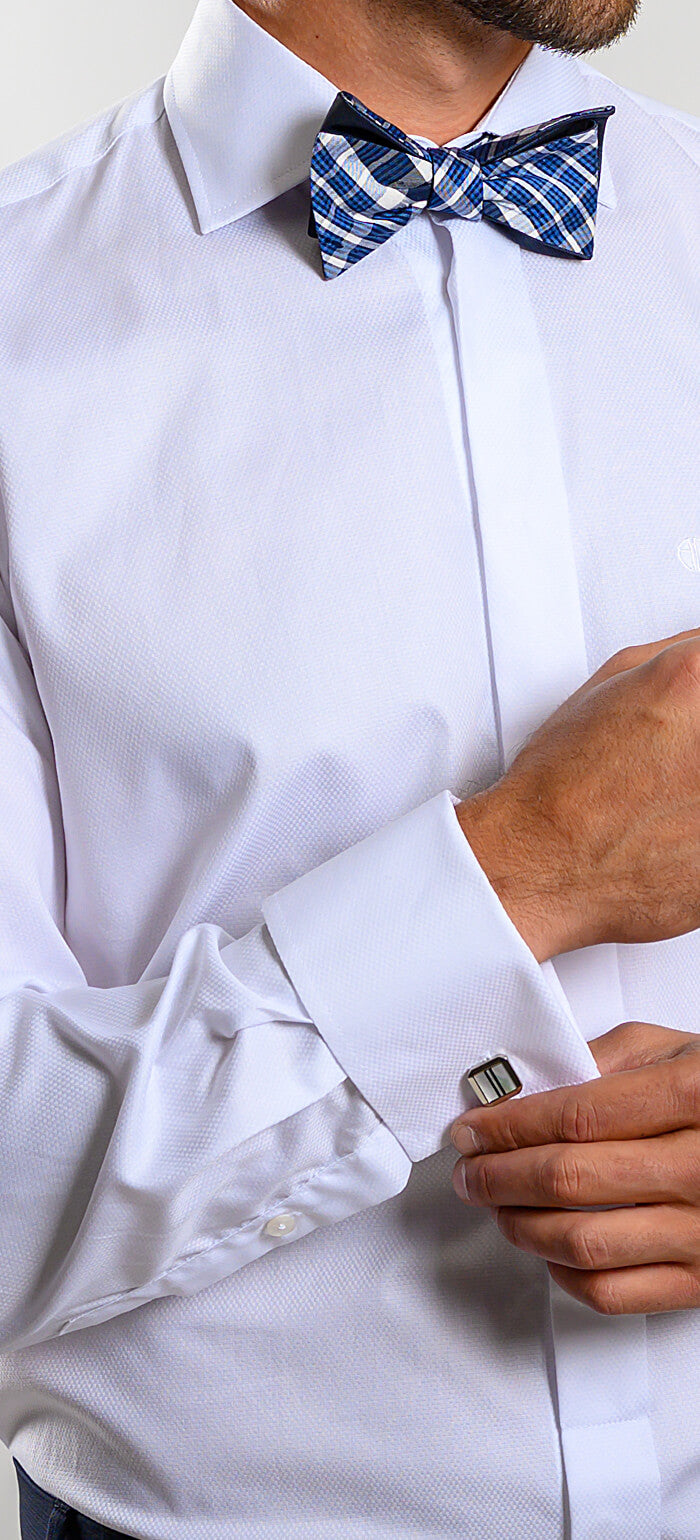 White Slim Fit Formal Shirt