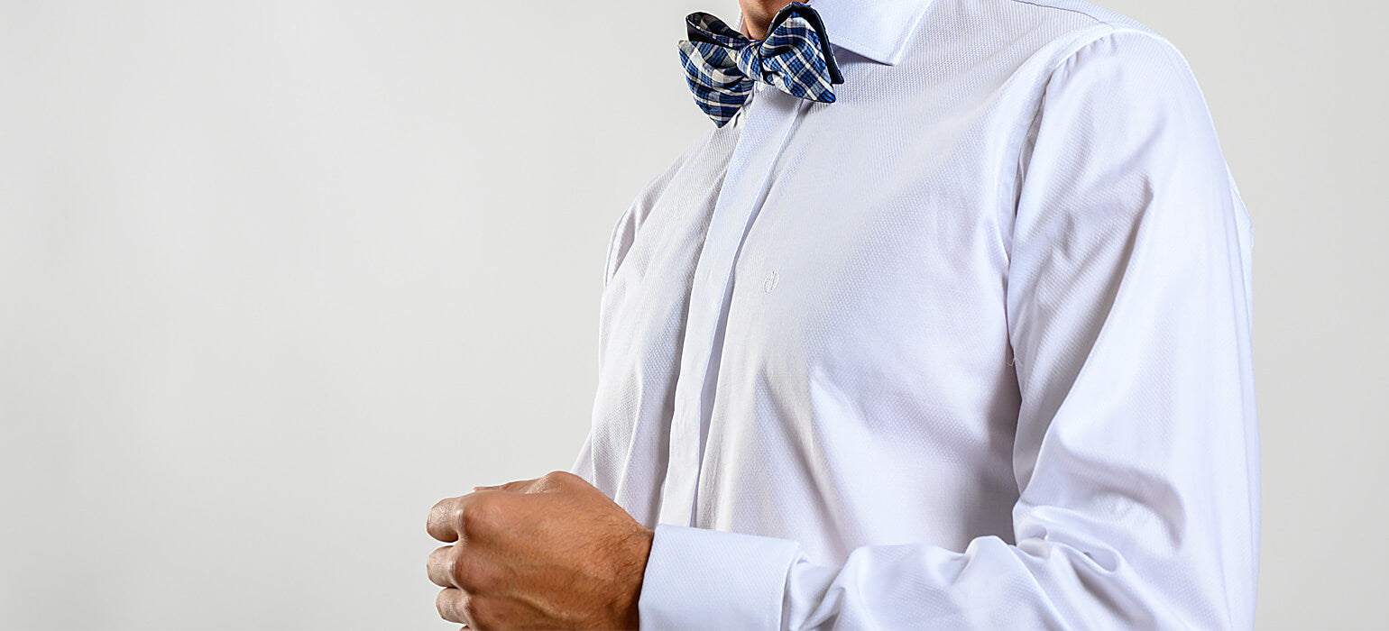 White Slim Fit Formal Shirt