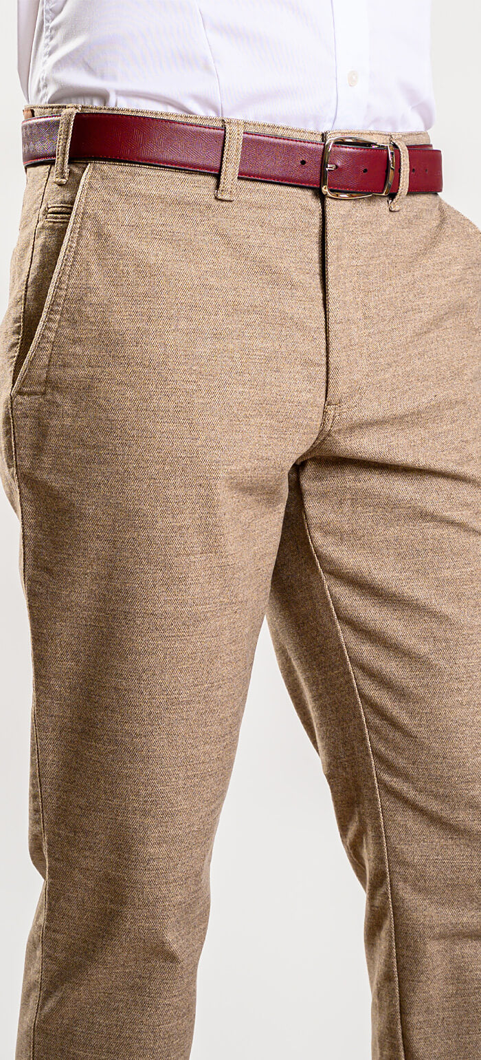 Pale brown casual pants