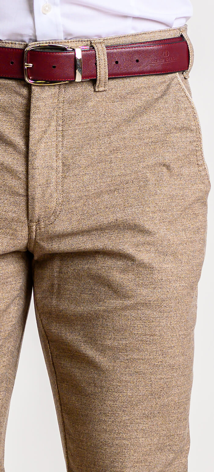Pale brown casual pants