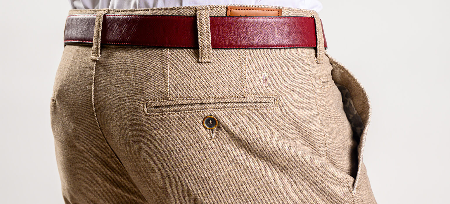 Pale brown casual pants