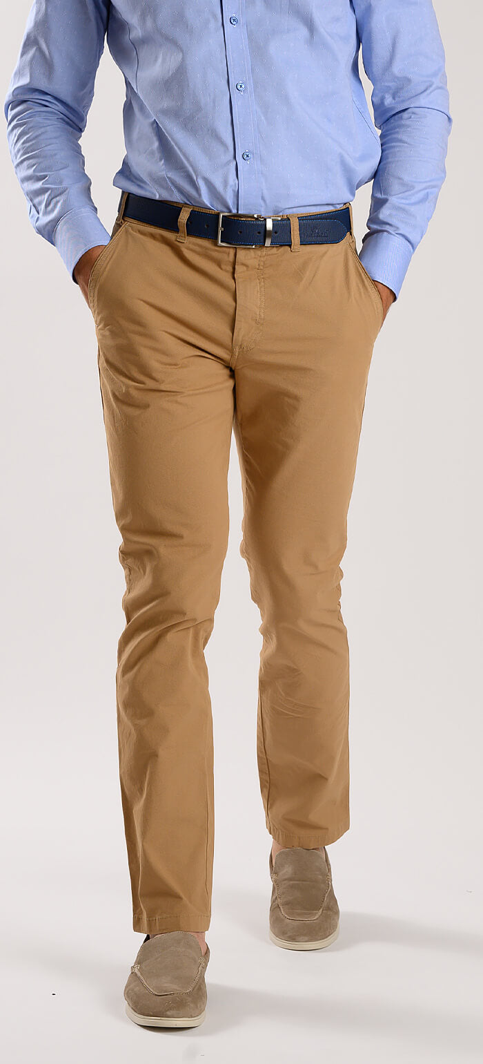 Pale brown casual pants