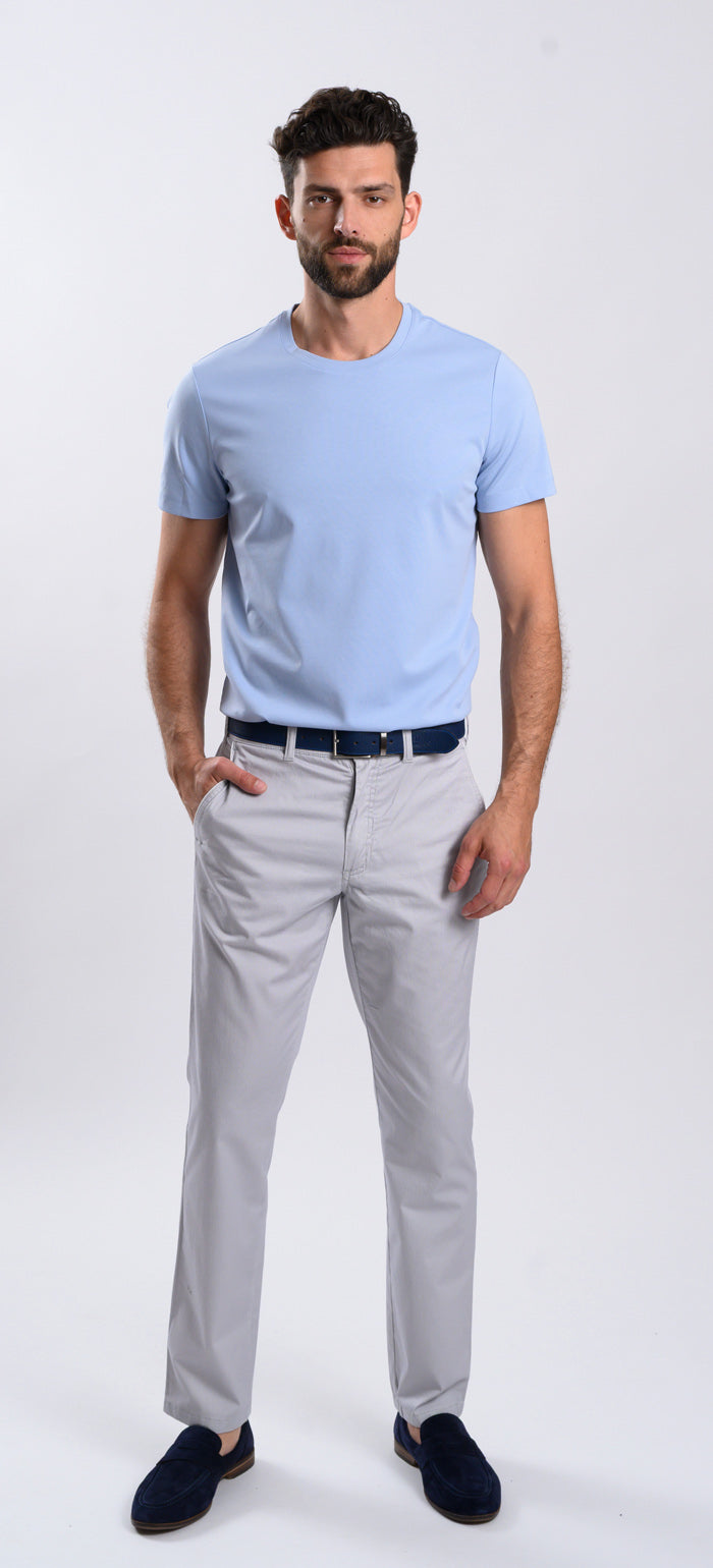 Pale blue T-shirt