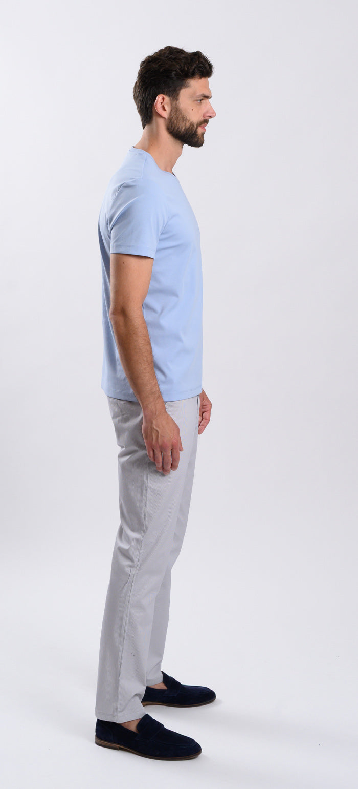 Pale blue T-shirt