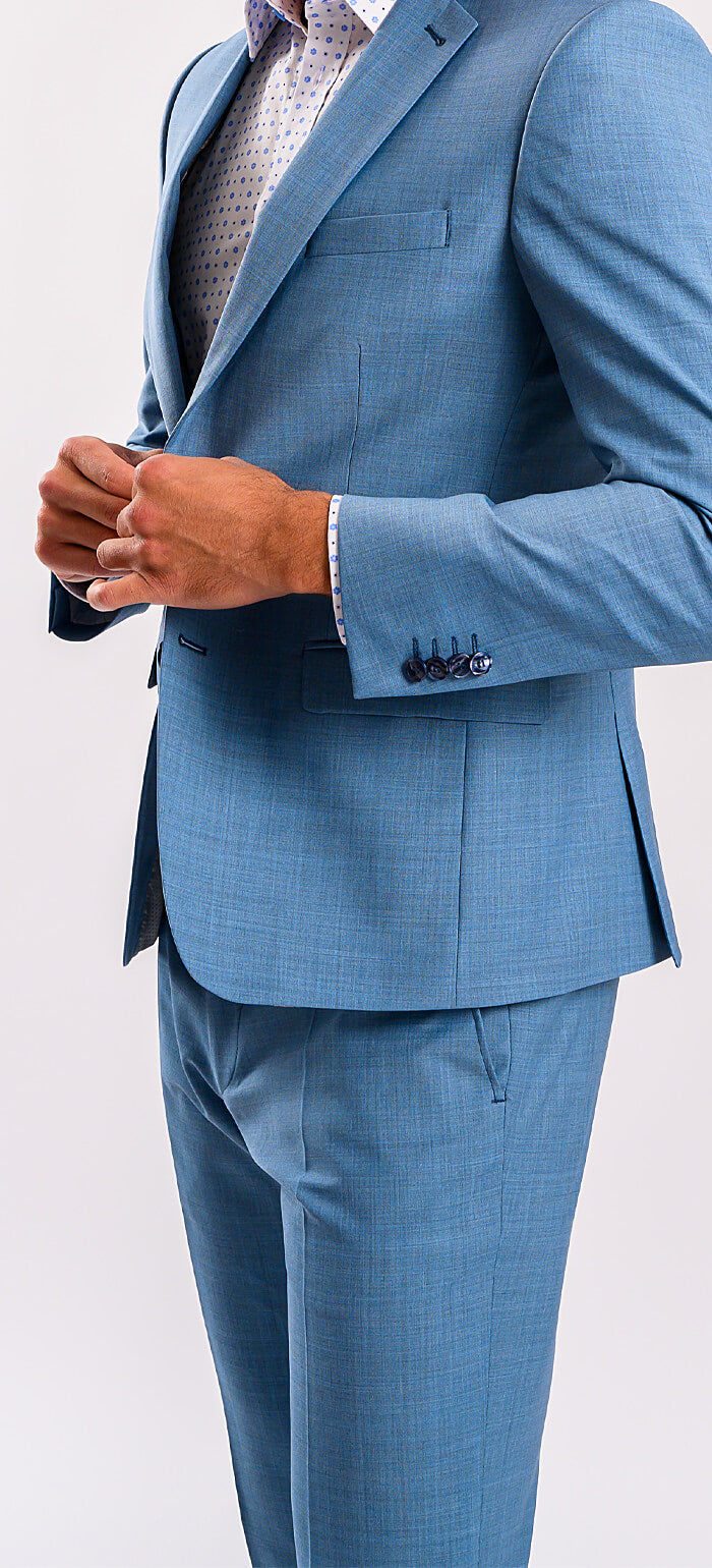 Pale blue suit - XL size
