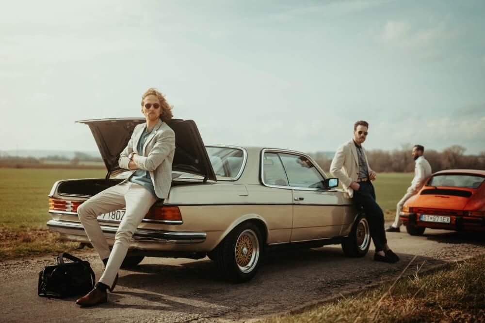 Pale green checked jacket