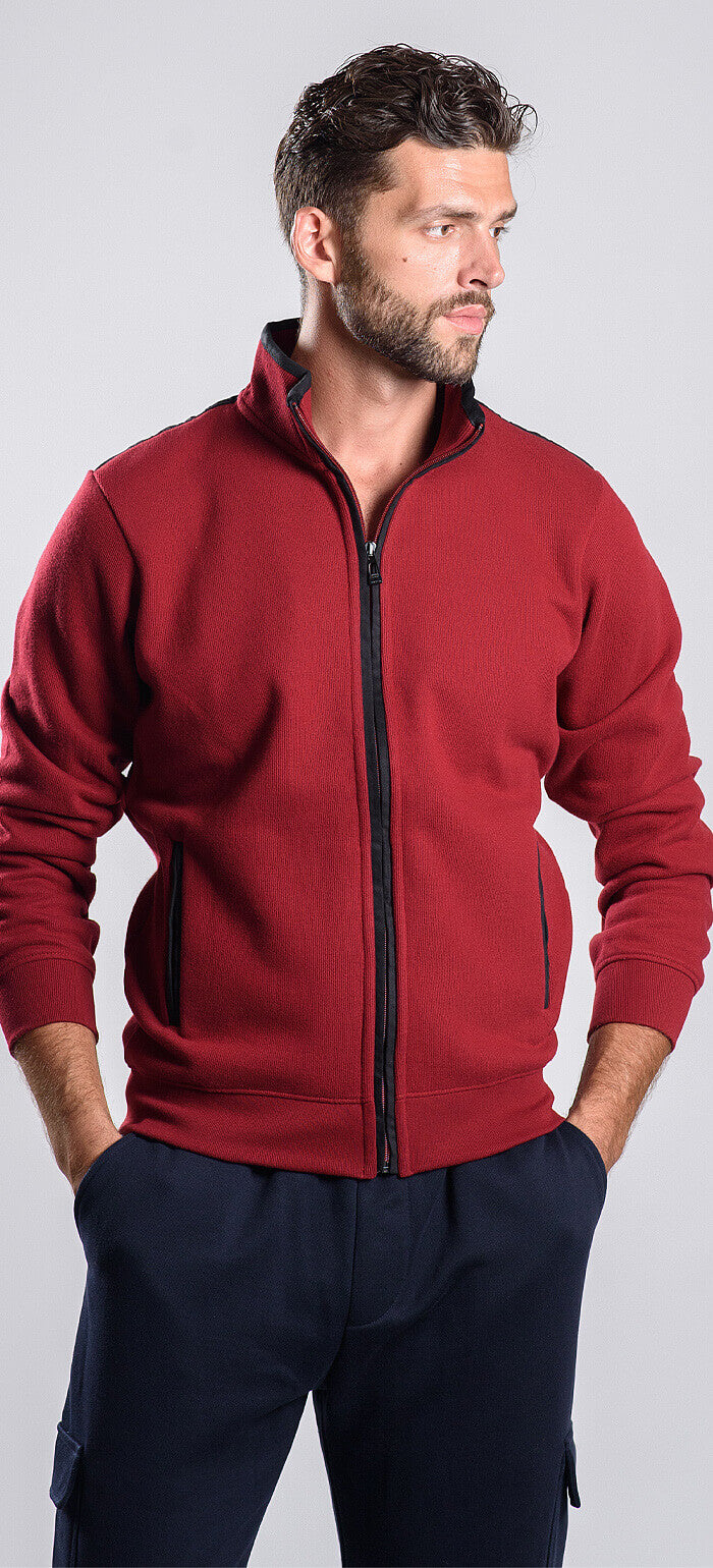 Burgundy sweatshirt
