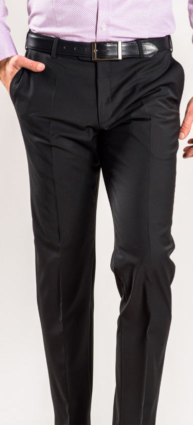 Black Basic Suit Pants XL Size