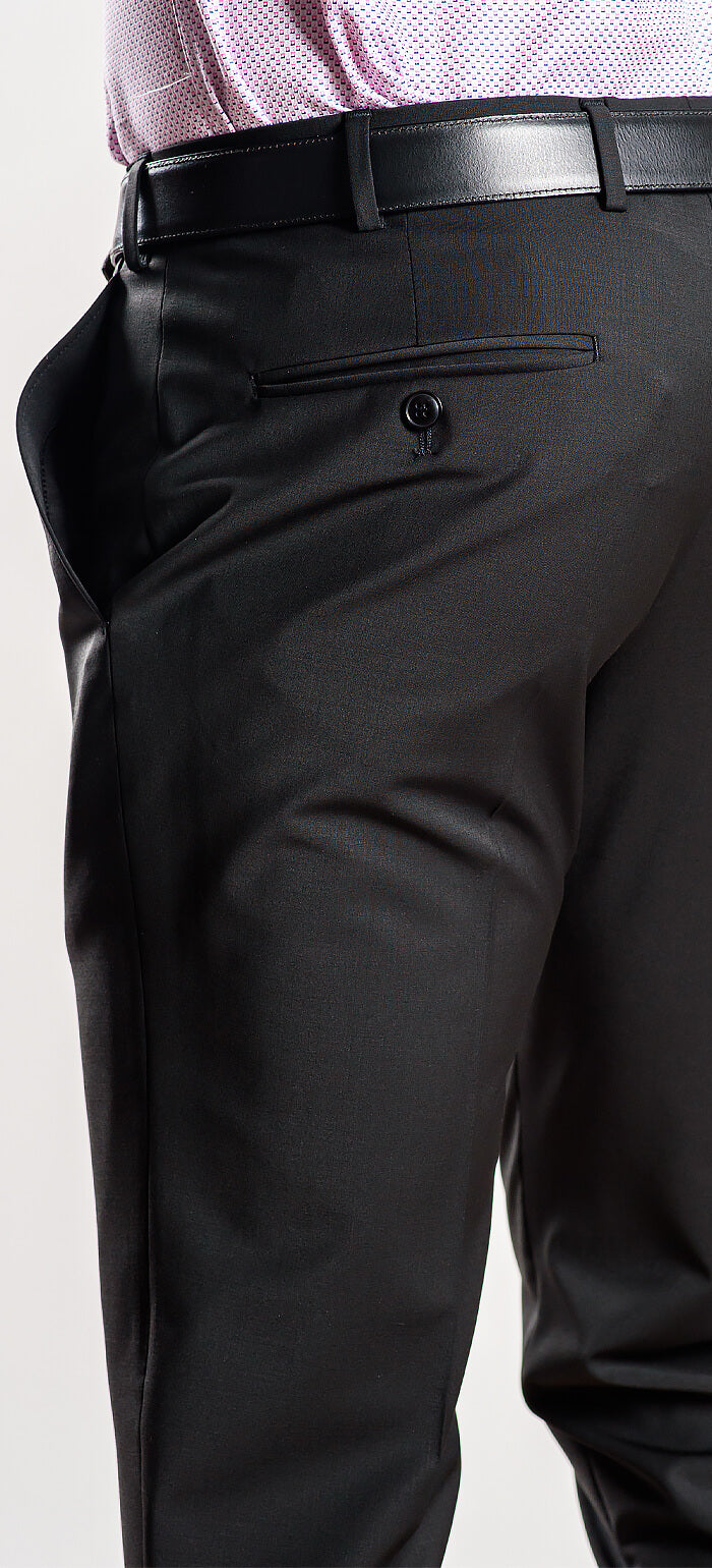 Black Basic Suit Pants