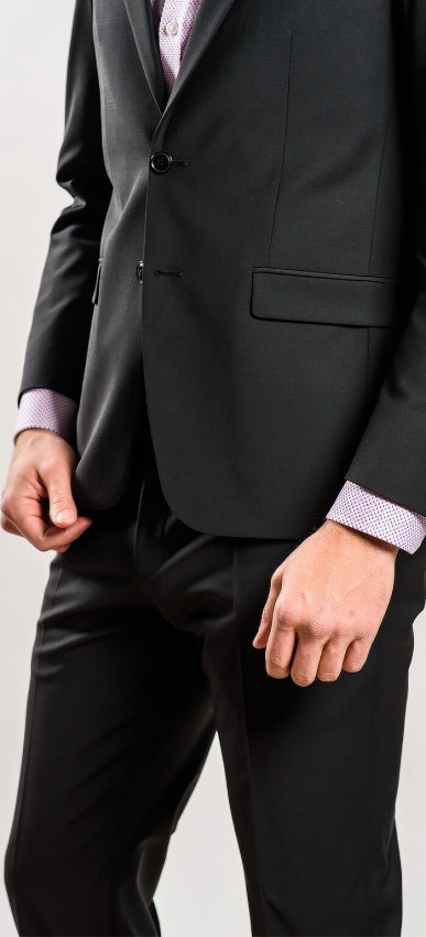 Black Basic Suit Jacket XL Size