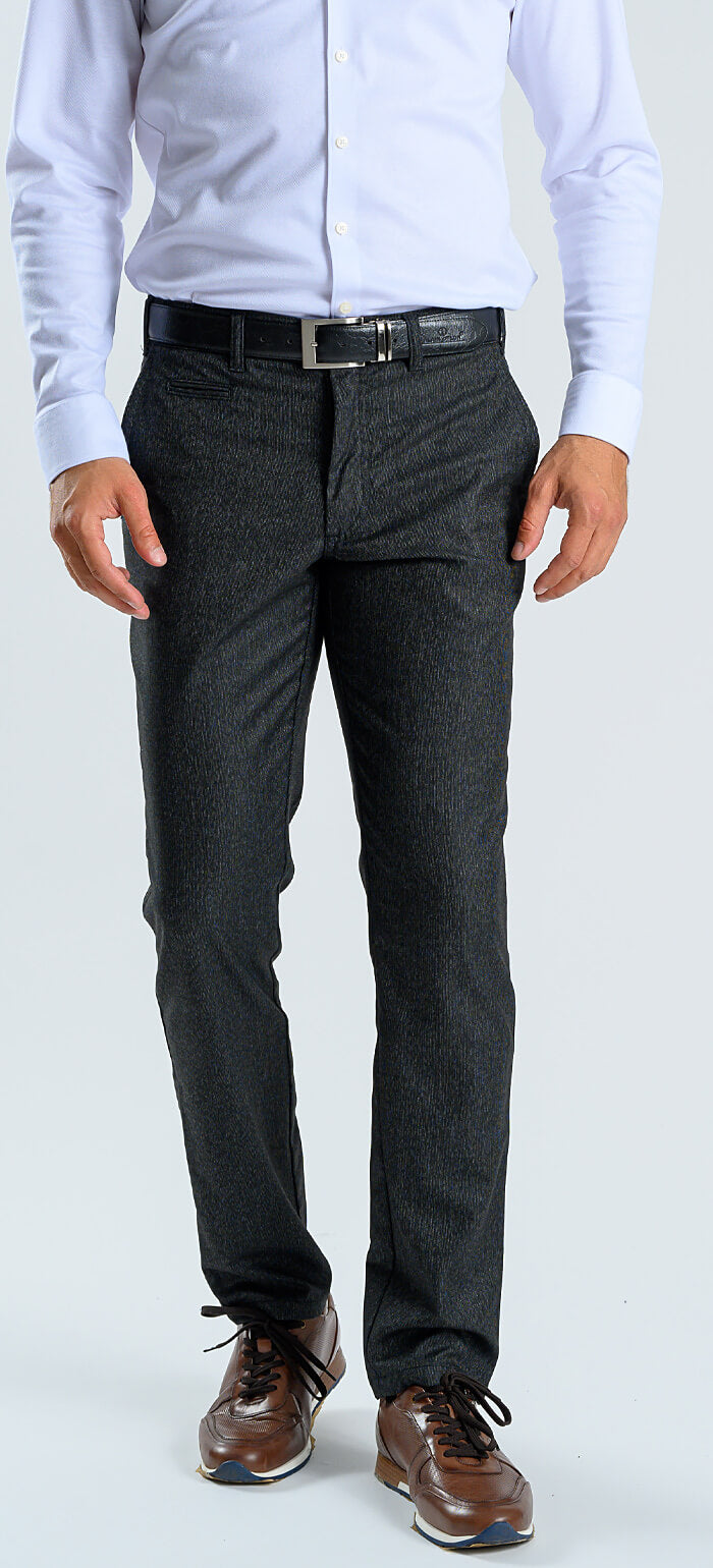 Black and gray casual pants