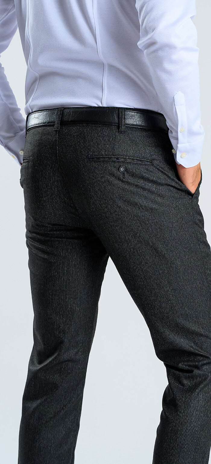 Black and gray casual pants