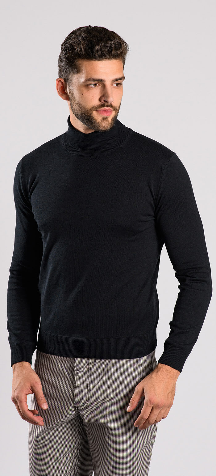 Black turtleneck