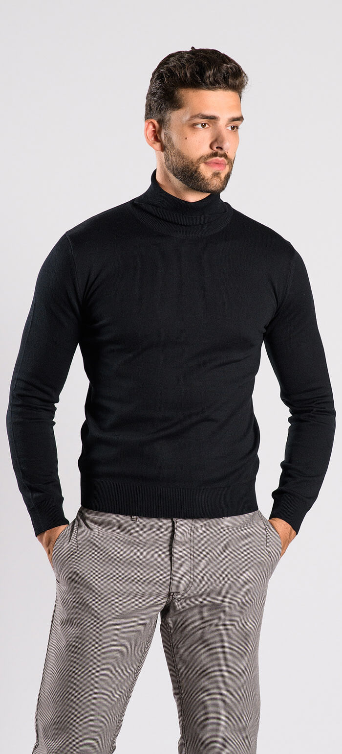 Black turtleneck