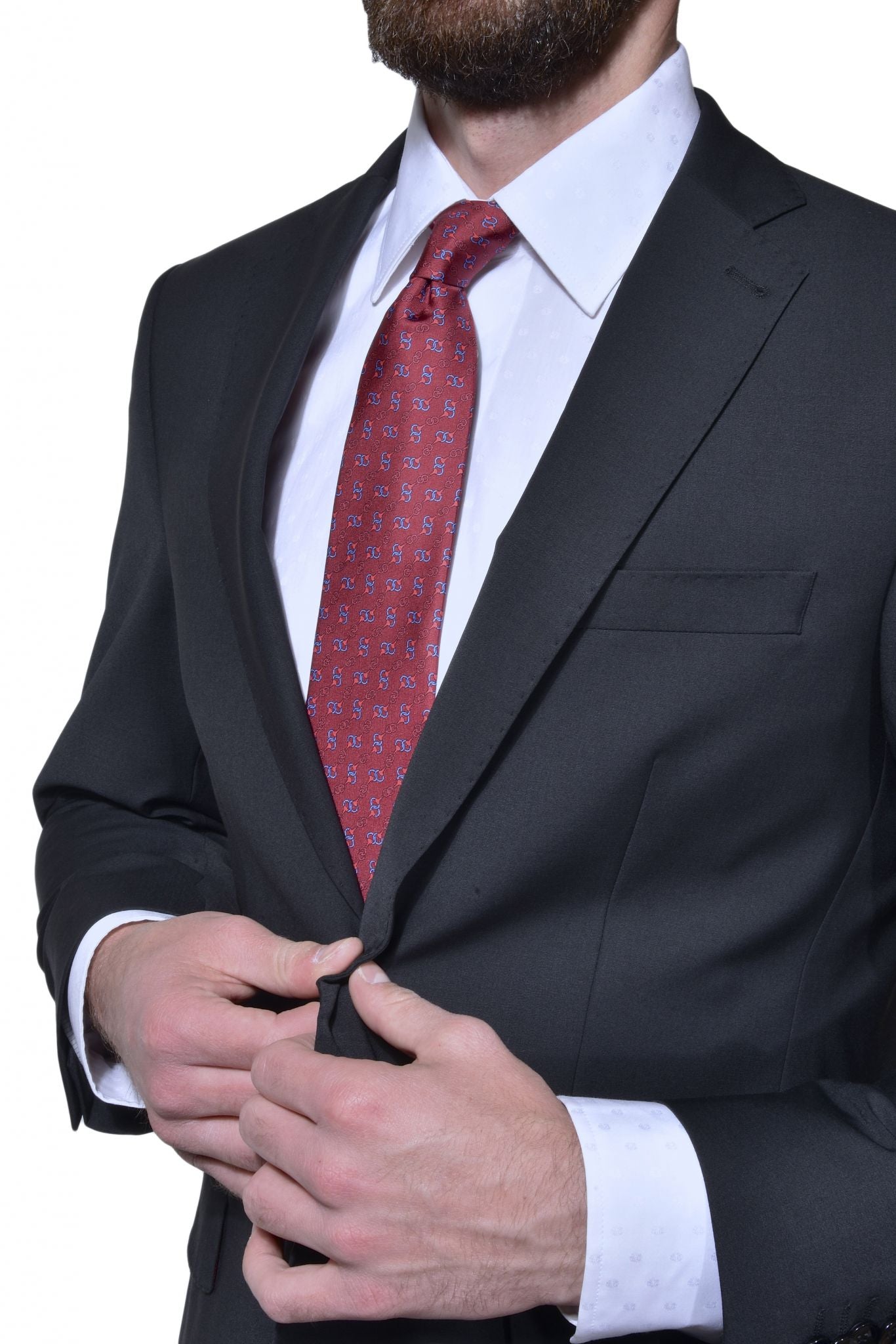 Black Slim Fit Business Suit