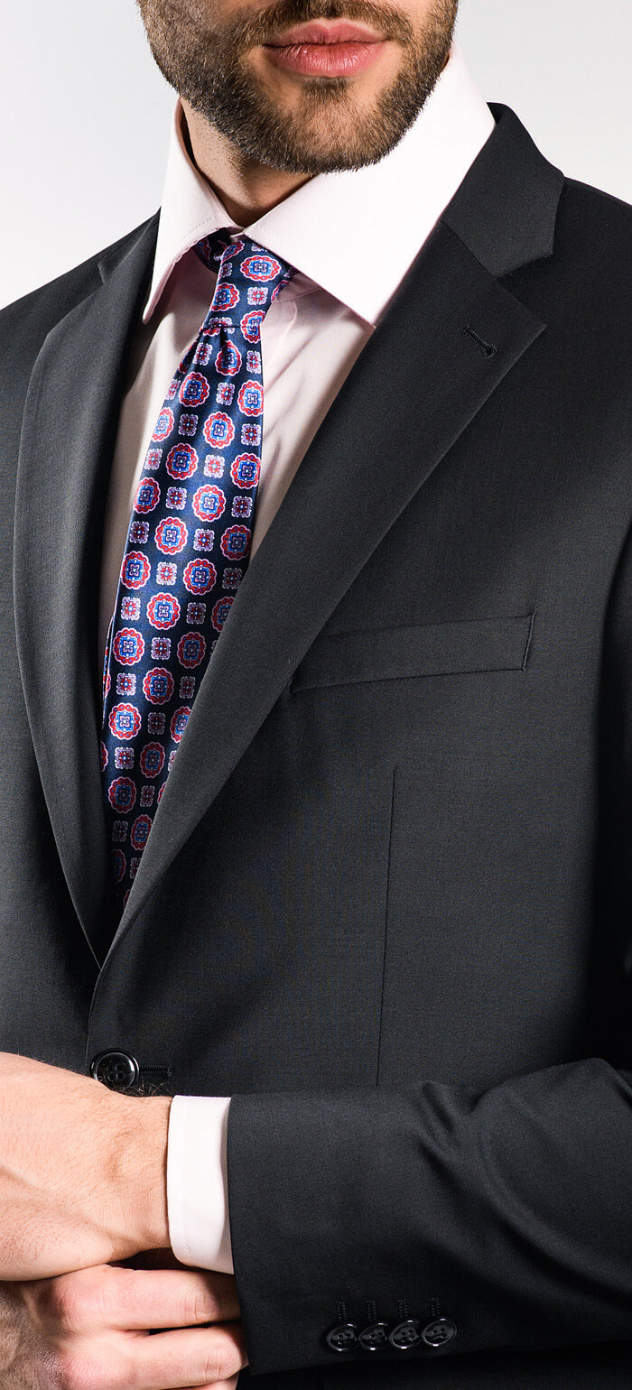 Black Slim Fit Suit XL