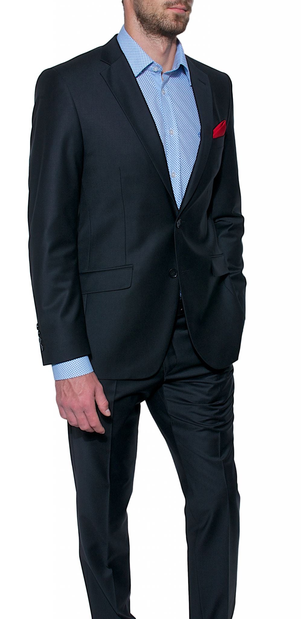 Black Slim Fit Suit