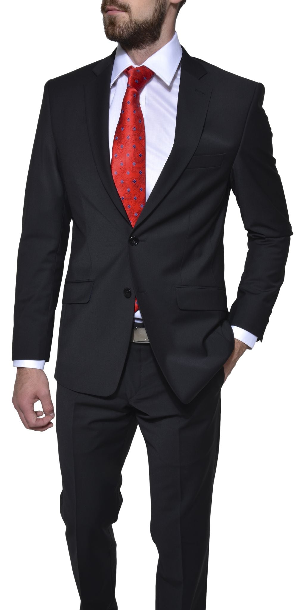 Black Slim Fit Suit