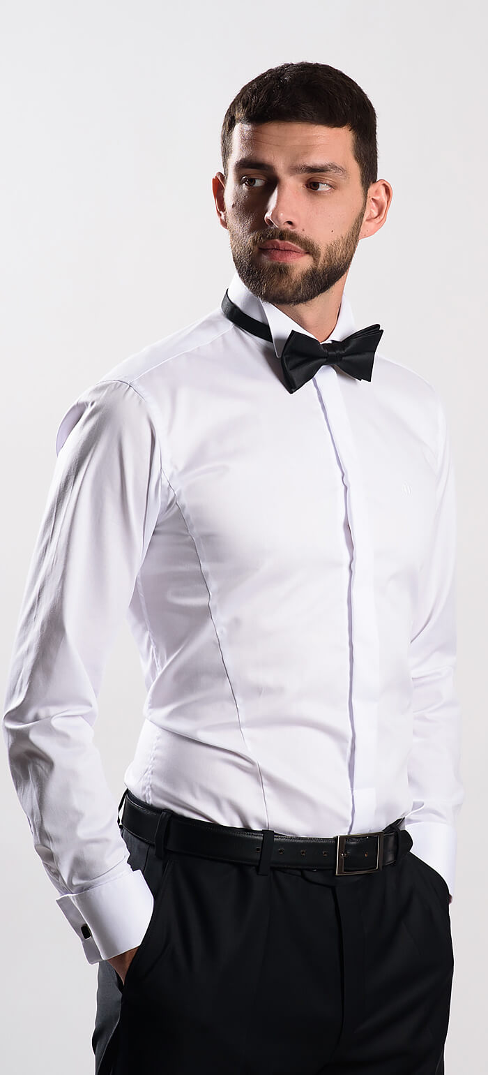 Extra Slim Fit Tuxedo Shirt