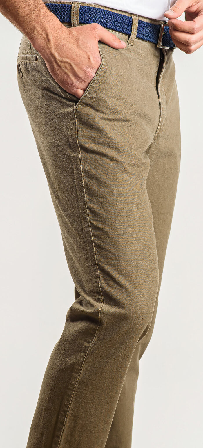 Brown cotton trousers