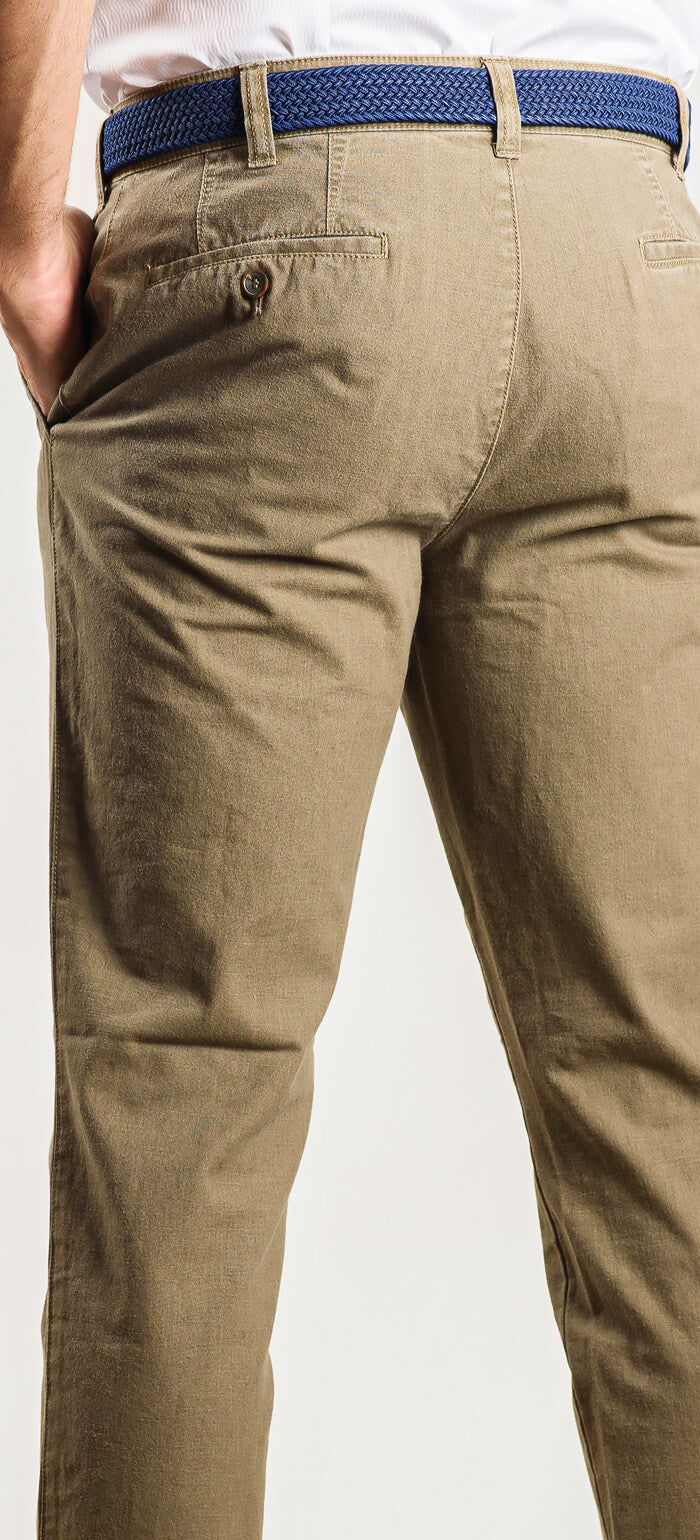 Brown cotton trousers