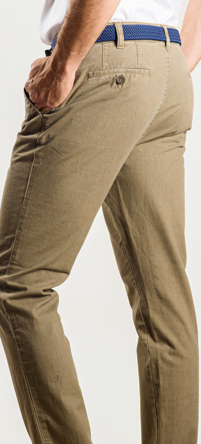 Brown cotton trousers