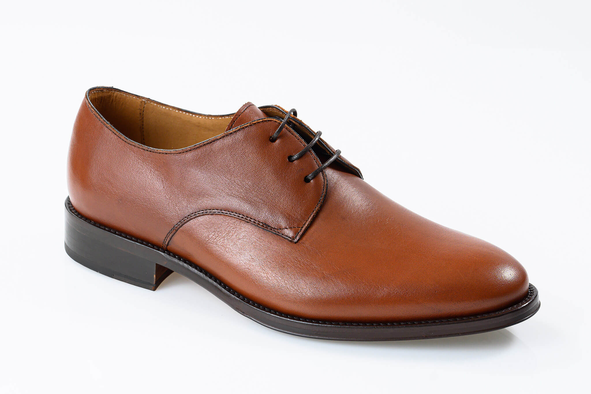 Brown leather shoes