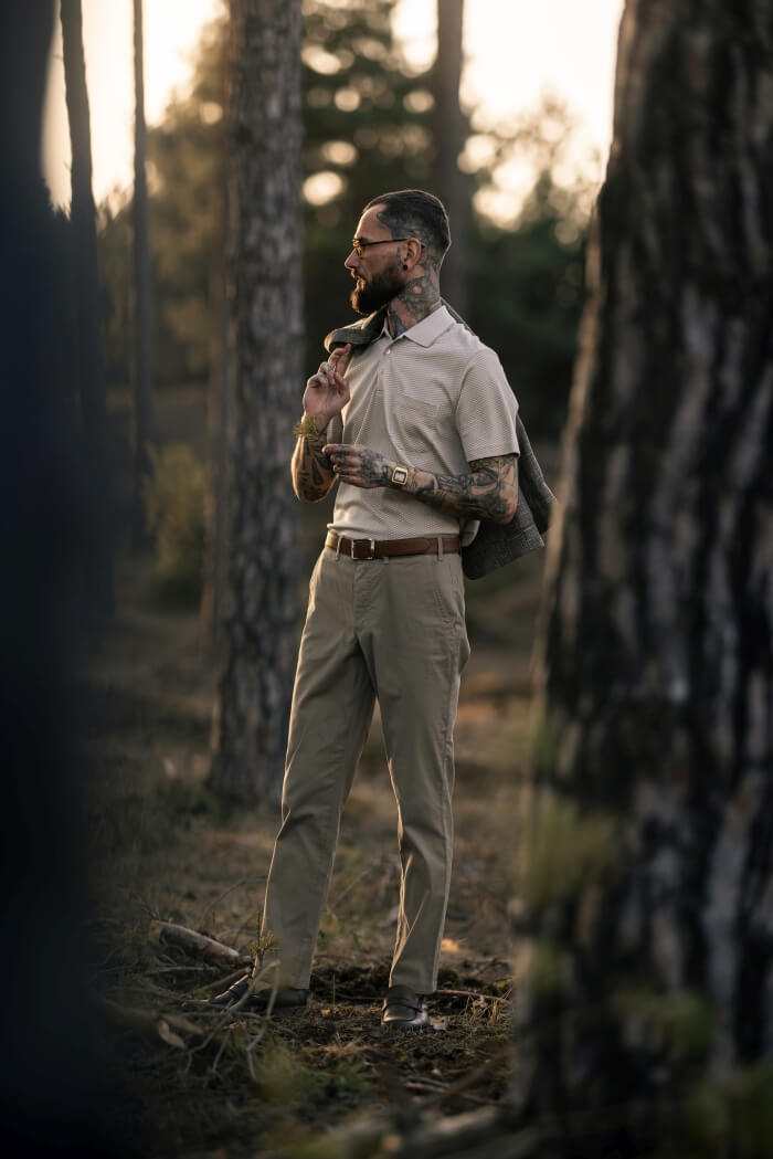 Brown structured jacket