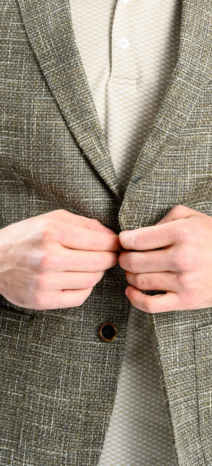 Brown structured jacket