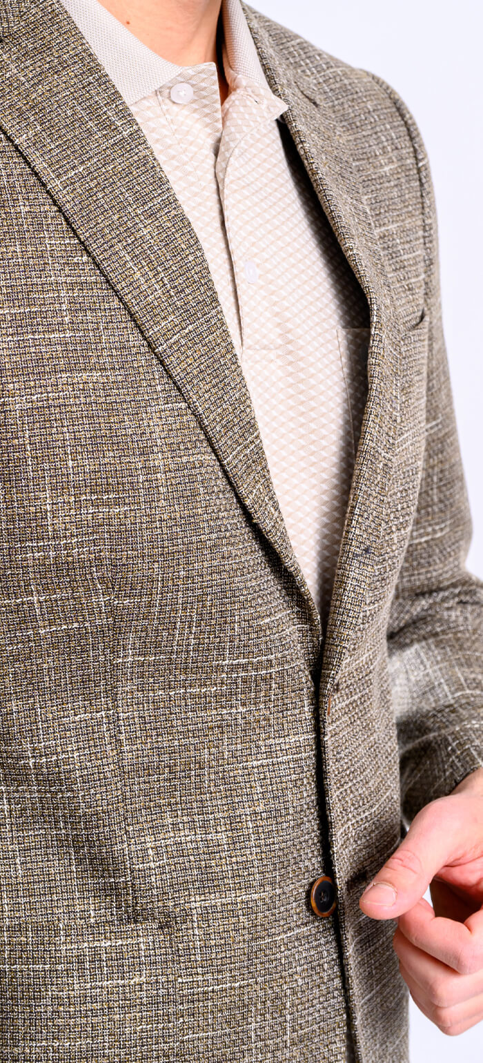 Brown structured jacket