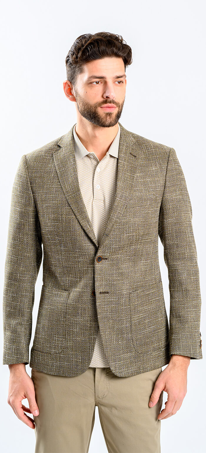 Brown structured jacket