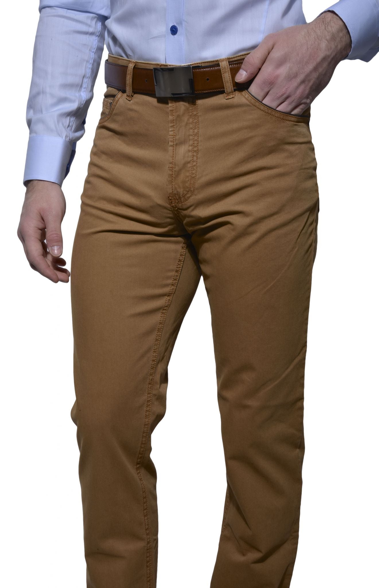 Brown casual pants